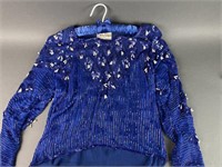 Vintage 80's Chanson D'Amour Beaded Top