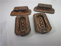 4 Piece Antique Door Hardware Handles & Latches