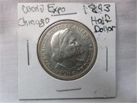 1893 WORLD EXPO CHICAGO HALF DOLLAR
