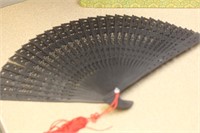 Pierced Wooden Chinese Fan