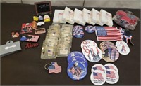 Lot of Patriotic Merch & Magnets