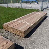 96 pcs. 1" x 6" x 12' PREMIUM CEDAR LUMBER