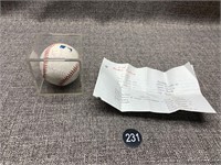 2006 Houston Astros Autographed Ball