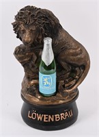 LOWENBRAU BEER LION BOTTLE DISPLAY