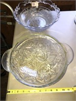 Crystal Bowl & Platter