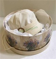 Ladies Scala pronto hat with floral hat box.   800