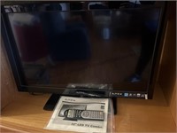 Apex 32” flat screen tv with built in DVD player