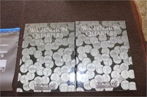 Washington Quarters State Collection Books w/coins