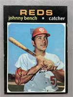1971 JOHNNY BENCH TOPPS CARD