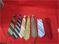 Vintage clip & other ties.