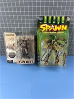 2X SPAWN ACTION FIGURES VINTAGE IN BOX