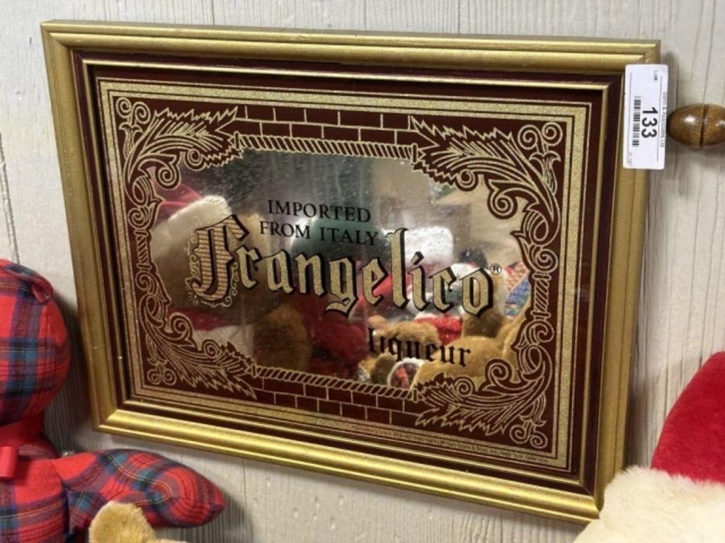 Frangelico Liqueur Advertising Mirror