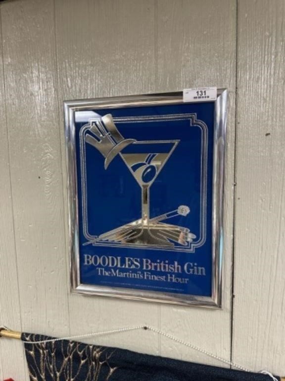 Boodles Gin Advertising Mirror