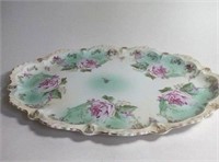 ANTIQUE LIMOGES MARKED 933 HAND PAINTED FLOWER