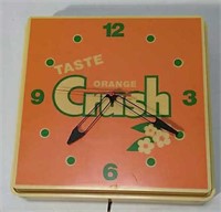 Orange Crush Soda Clock