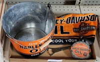 FLAT OF HARLEY DAVIDSON ITEMS--COOL YOUR PIPES