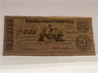 BANK OF CHATTANOOGA $2