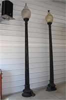 Rare 12' Cast Iron Street Light