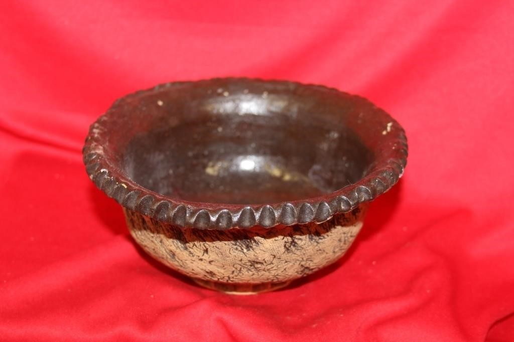 A Signed Pottery Bowl