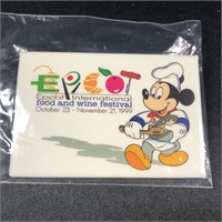 Disney Button Badge: Epcot Food & Wine 1999