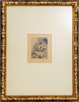 Marc Chagall "Der Mann mit dem Korb" Aquatint