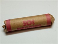 OF) roll of wheat pennies