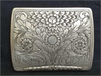 Sterling silver cigarette case