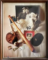 Lou Gehrig Framed Print 1st Edition with COA