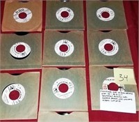 810 - VINTAGE DJ PROMO ONLY 45 RECORDS DEMOS