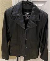 Z - WINSONS VINTAGE LEATHER JACKET SIZE S (A75)