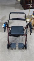 convertible walker/wheelchair