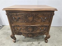 Vintage Country french Side Table w Drawers