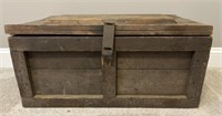 Wooden Trunk with Tools