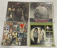 (I) 4 Rock LP Records 33 RPM Albums including