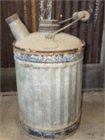 Galvanized Metal Oil or Gas Can