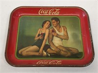 1934 Coca-Cola Johnny Weissmuller Serving Tray