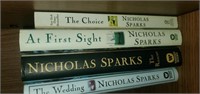 A collection of Nicholas Sparks books