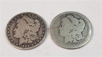 1886-O & 1887-O Morgan Silver Dollars