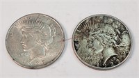 1922 & 1923-D Peace Dollars