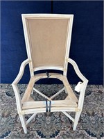 Bamboo & Wicker Dining Arm Chair Unfinished