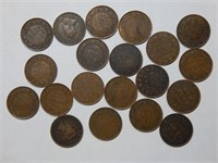 (20) Canada Large Cents Mixed Dates