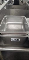 STAINLESS STEEL SERVING CONTAINERS