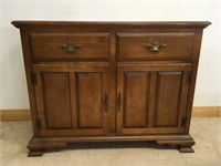 CLEAN SOLID MAPLE CHEST/ COMMODE