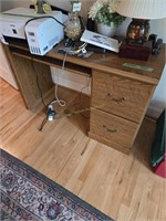 Oak Office Desk 48 X21 X30