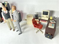 VTG Ken Barbie at the Office Furniture Set