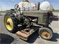 1945 John Deere H w/ Belly Mower