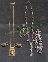(2) Necklace & Earring Sets