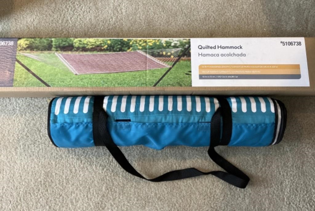 Quilted Hammock and Floor Mat