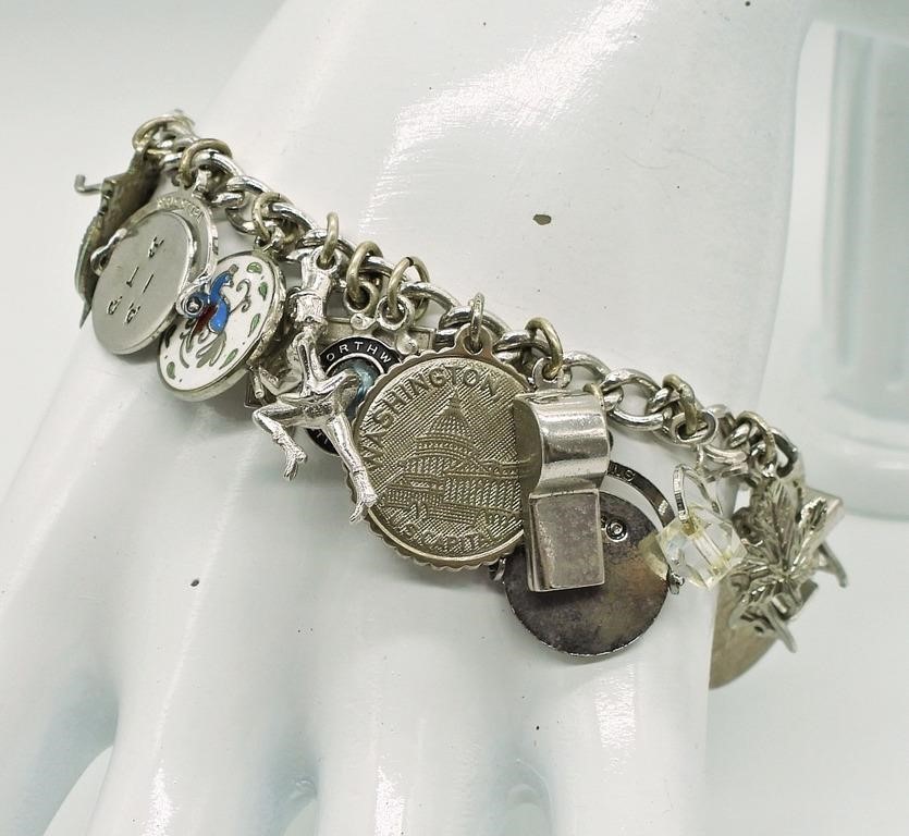 VINTAGE 925 CHARM BRACELET