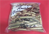 Primed Brass 25-06 Rem 100 Count Once Fired